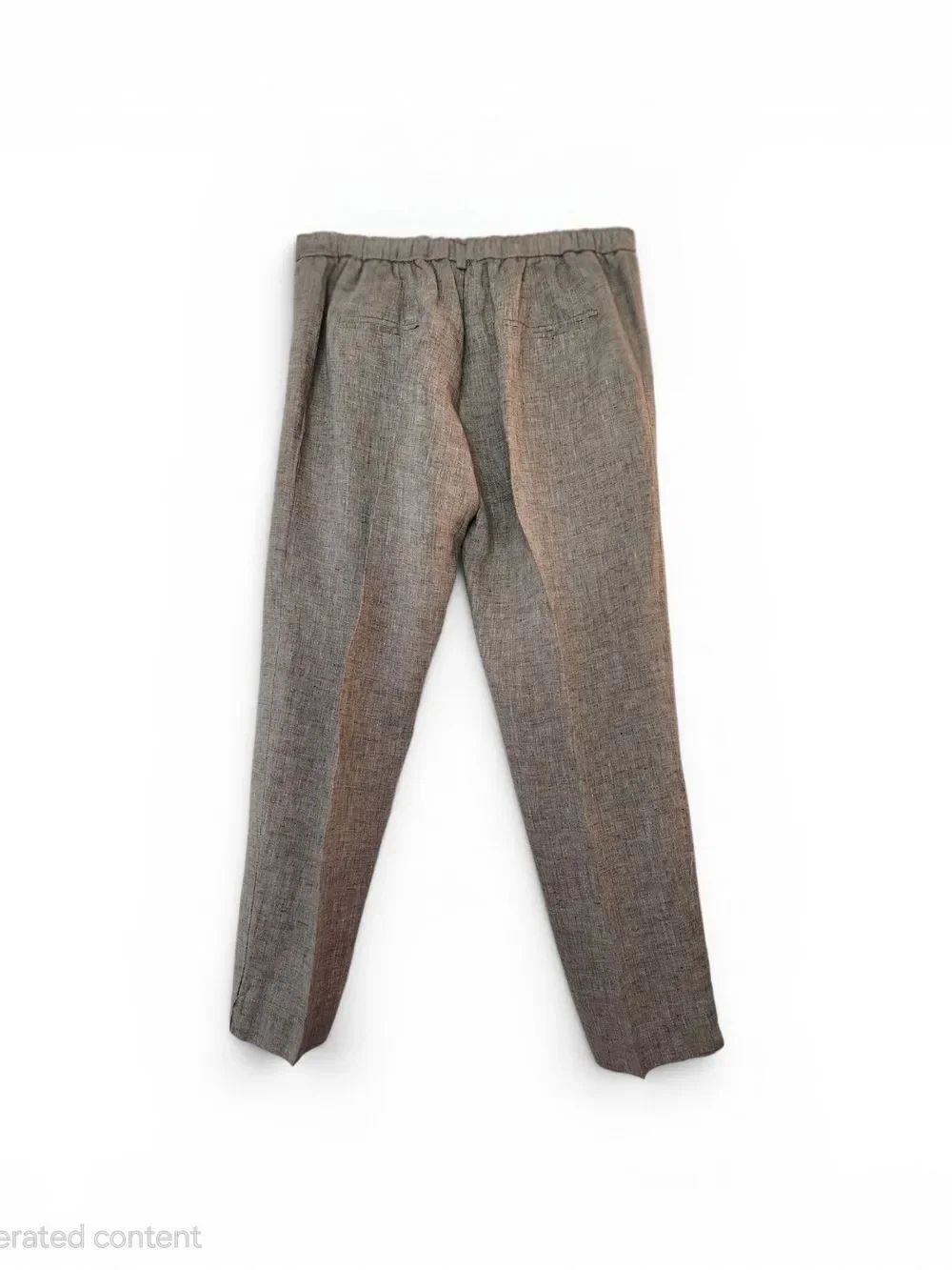 Sartoria Saracena Made in Italy 100% Linen 2-Piece Tunic & Cropped Pant Set - Picture 8 of 16